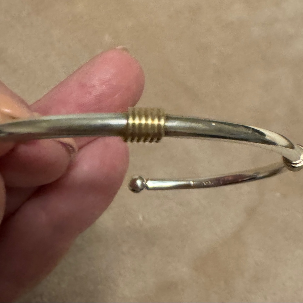 Tiffany & Co. Silver and Gold Bracelet - Picture 4 of 5
